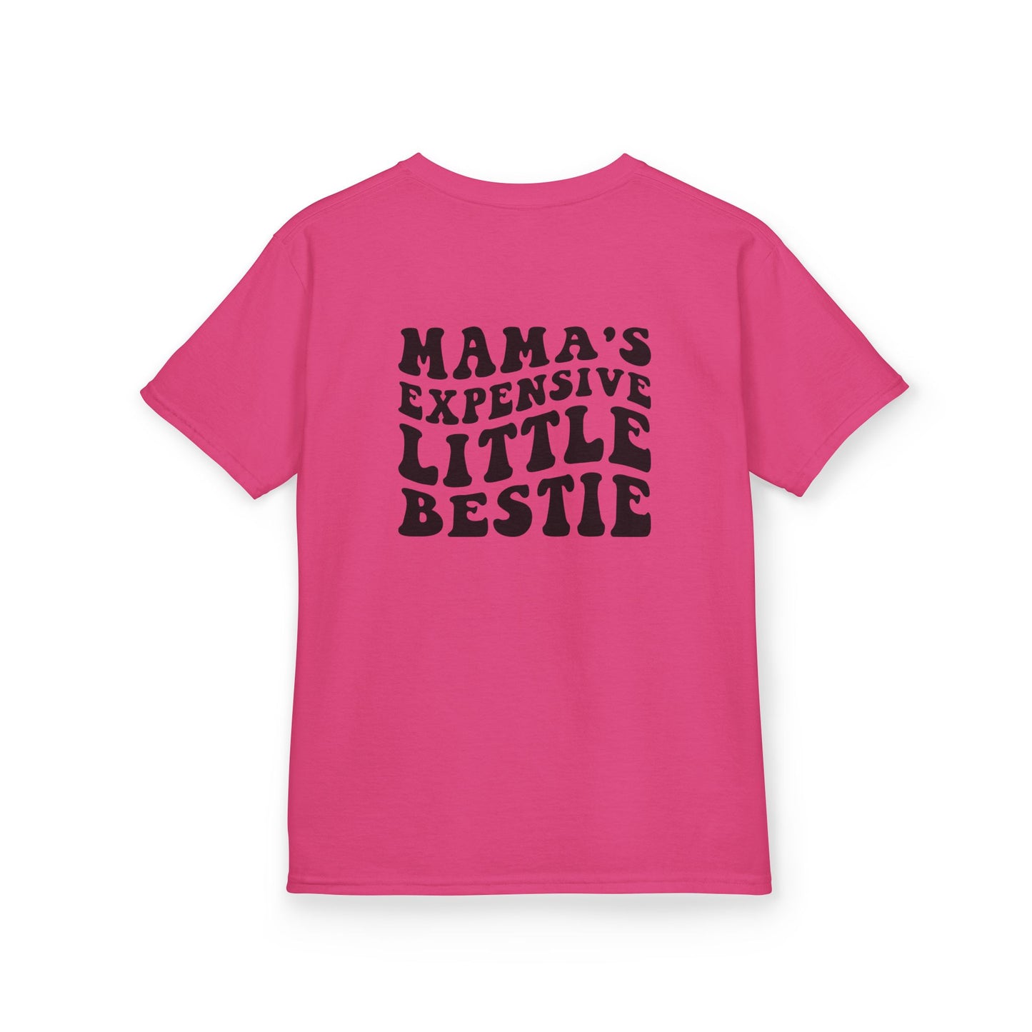 Kids Tee — "Mama's Expensive Little Bestie" Retro Graphic