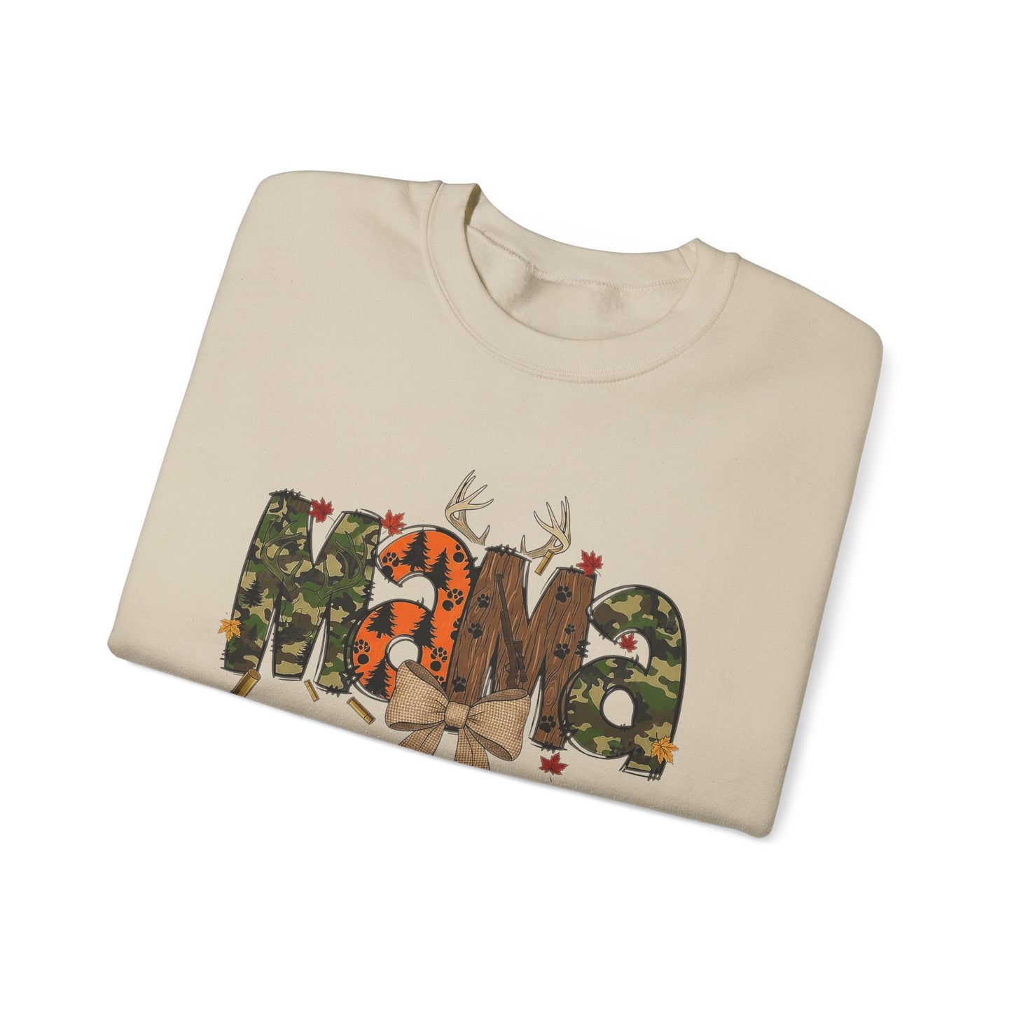Mama Woodland Plaid Crewneck Sweatshirt