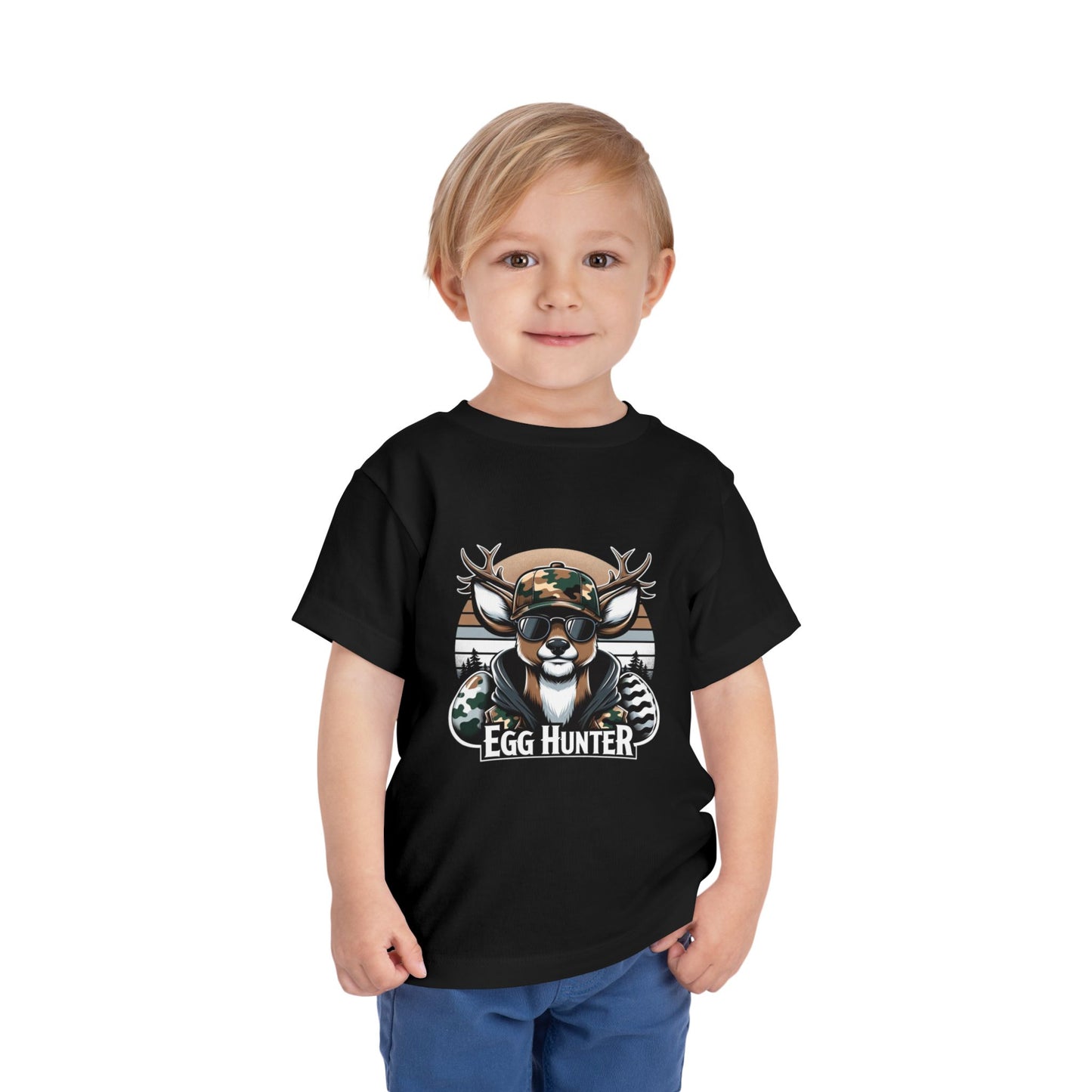Toddler "Egg Hunter" Deer Camo Tee