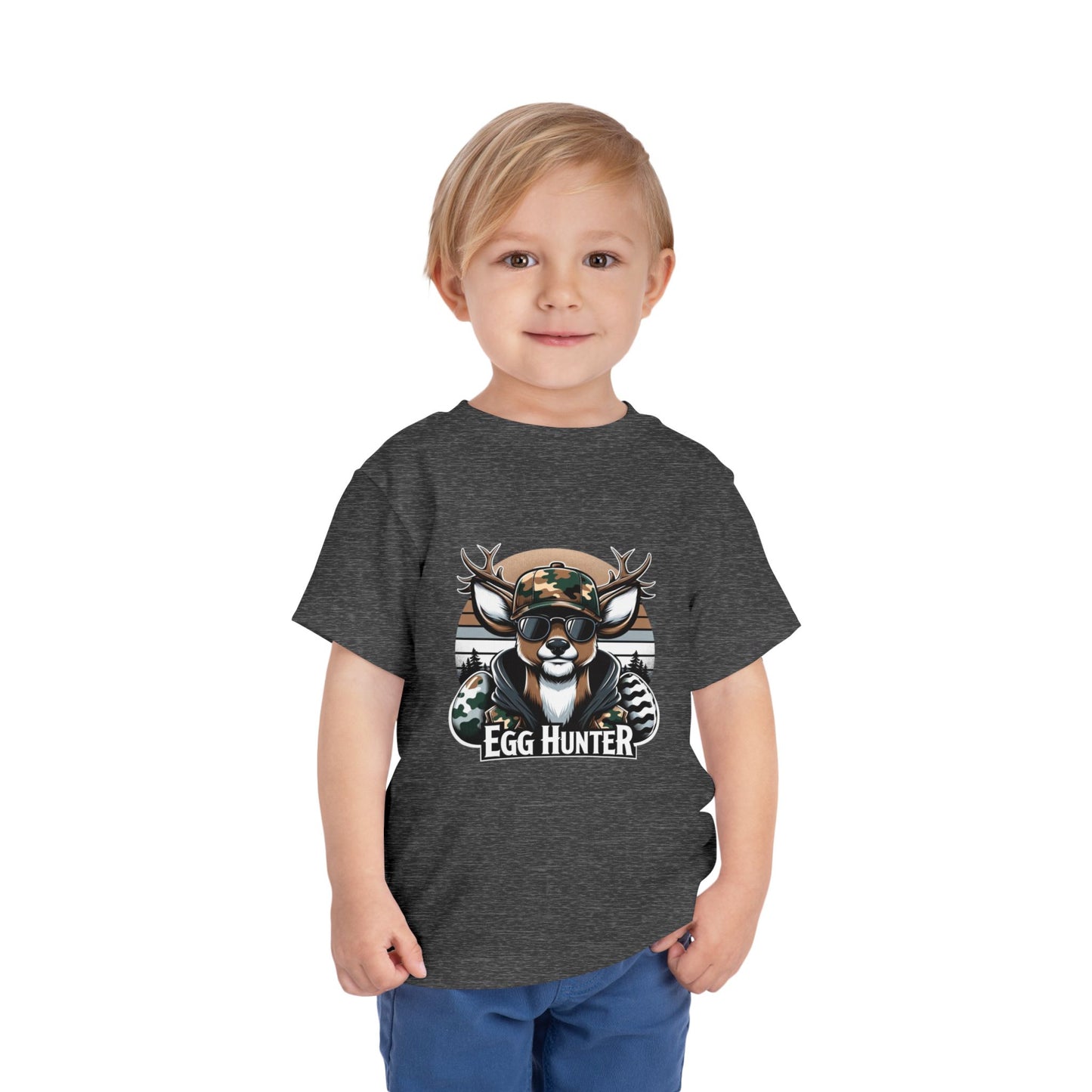 Toddler "Egg Hunter" Deer Camo Tee