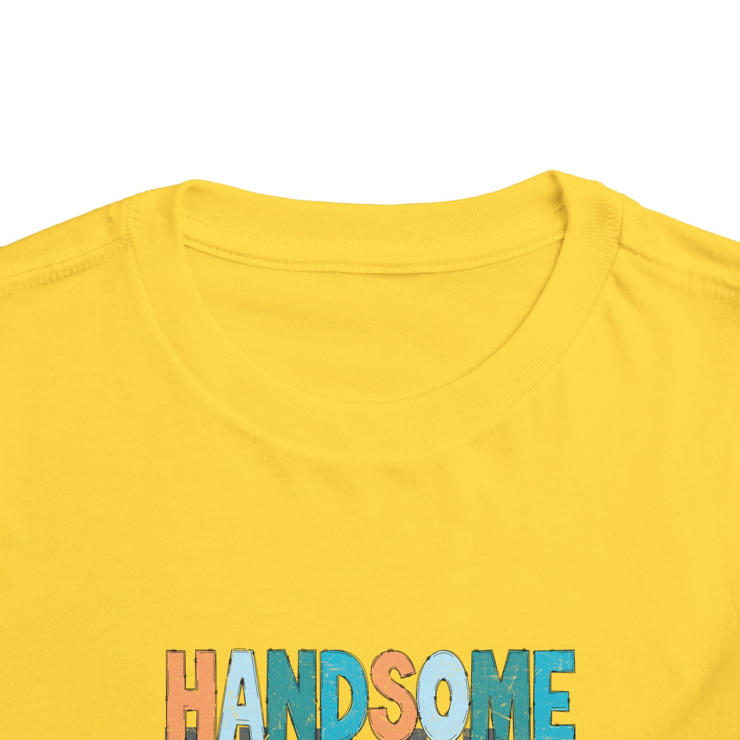 Handsome Dude Toddler Tee — Cute Checkered Baby Boy Shirt