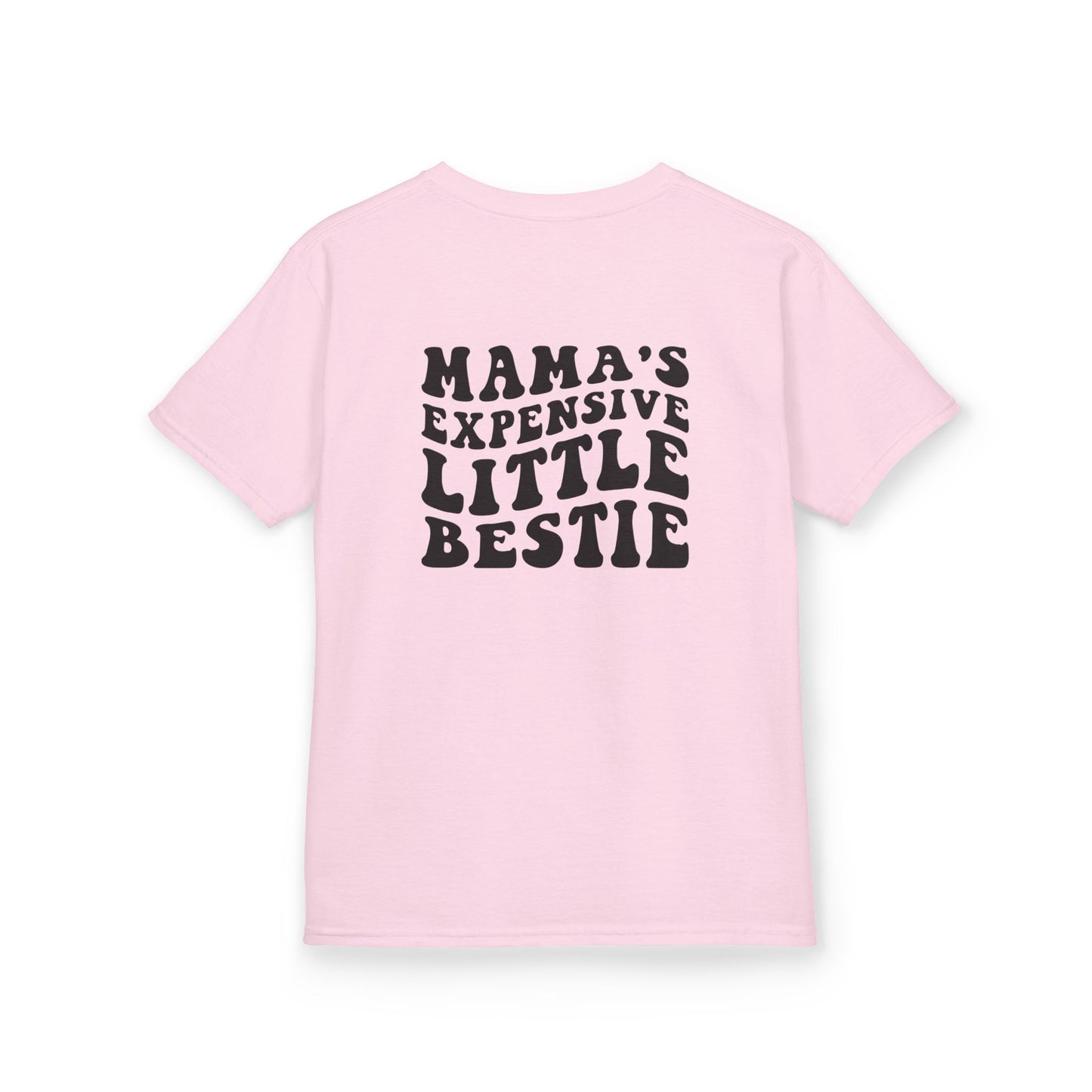 Kids Tee — "Mama's Expensive Little Bestie" Retro Graphic