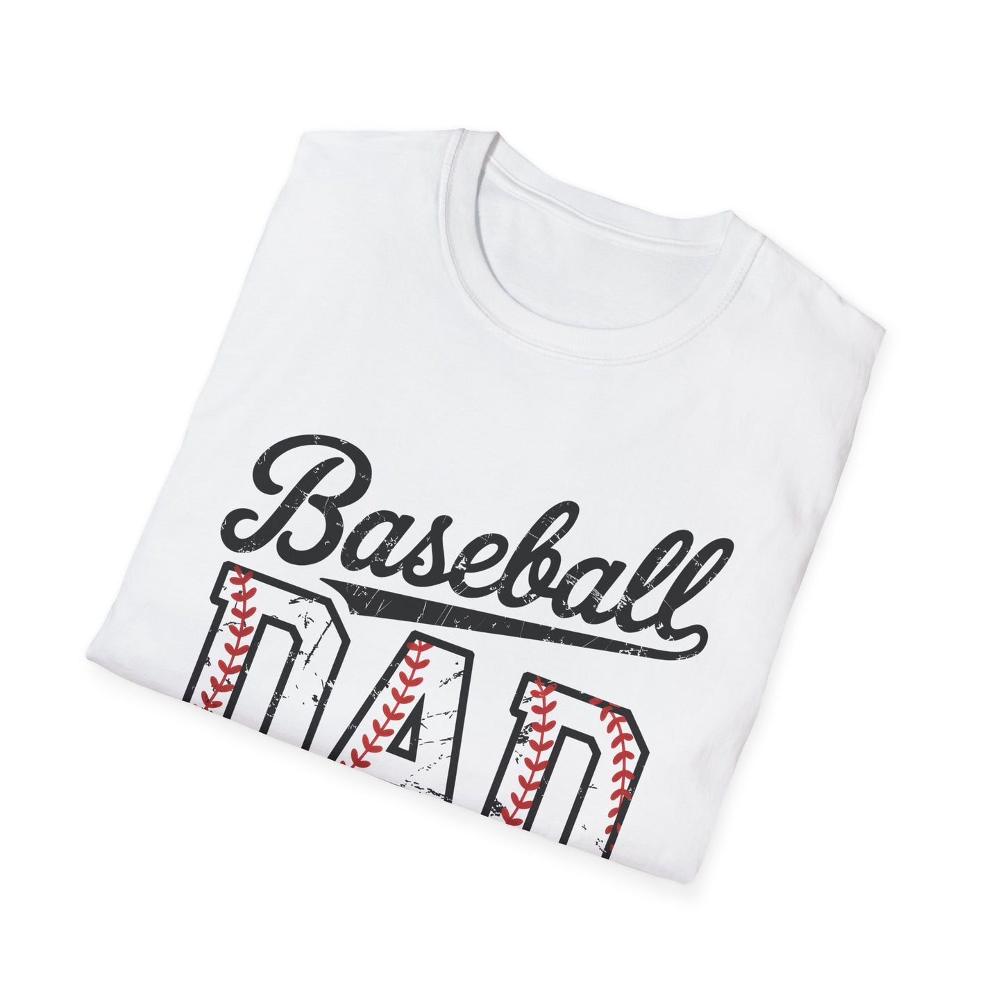 Baseball Dad T-Shirt — Vintage Stitch Sports Tee for Proud Dad