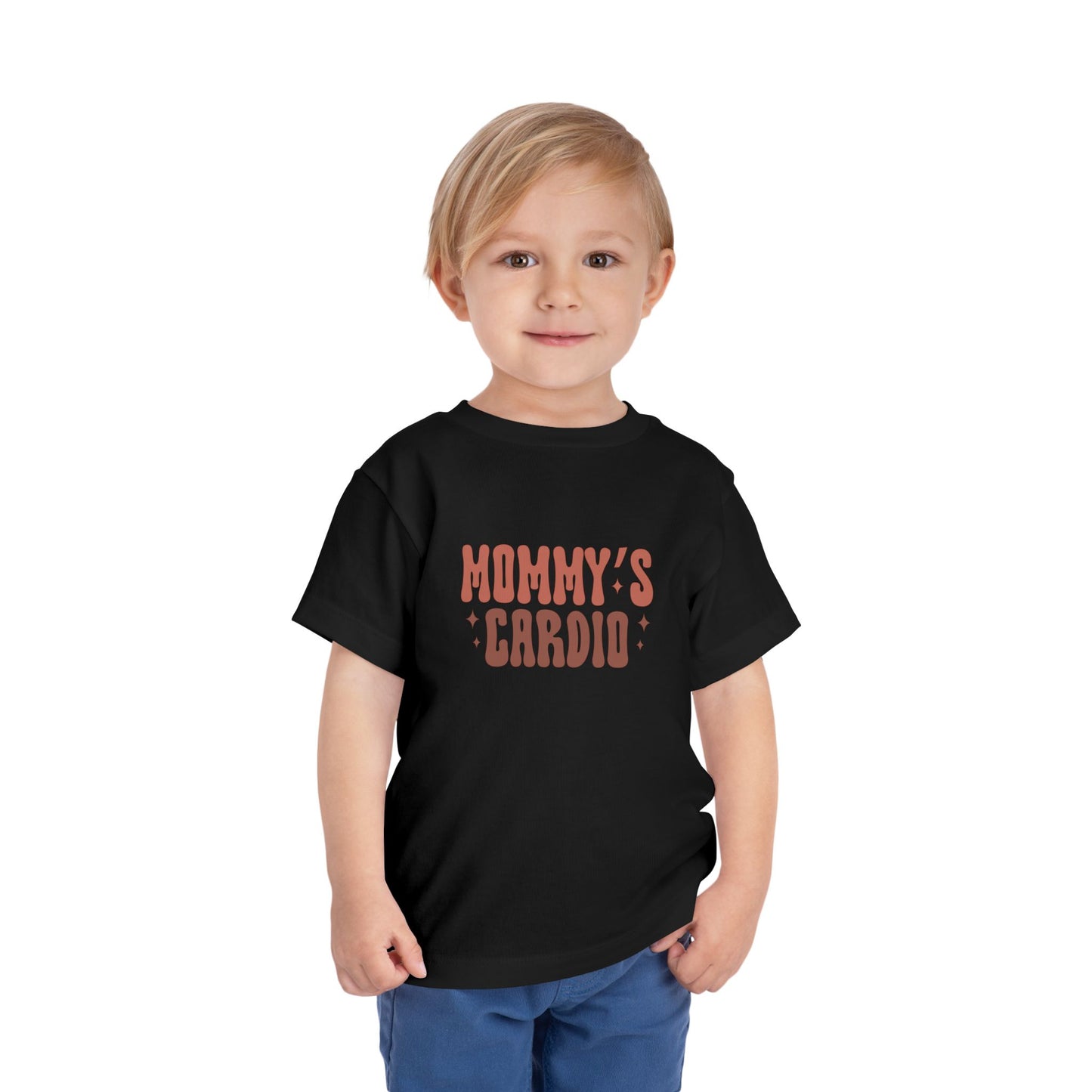 Toddler Tee — "Mommy's Cardio" Cute Baby Shirt | New Mom Gift