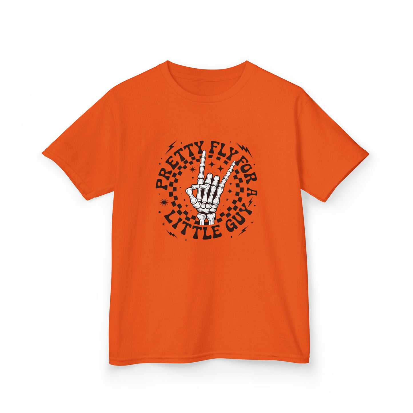 Kids Tee — "Pretty Fly for a Little Guy" Retro Hand Graphic