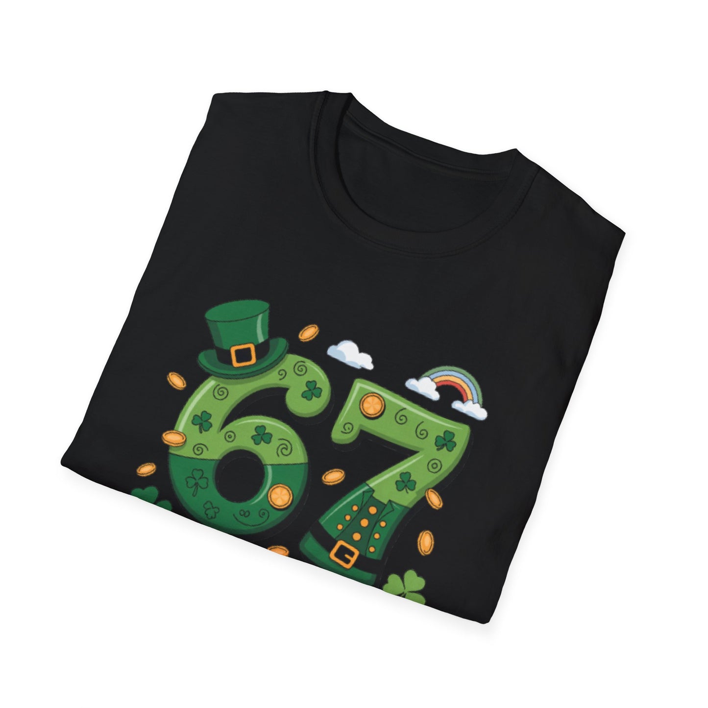 St. Patrick's '67 Bruh' T-Shirt – Lucky Shamrock Birthday Tee