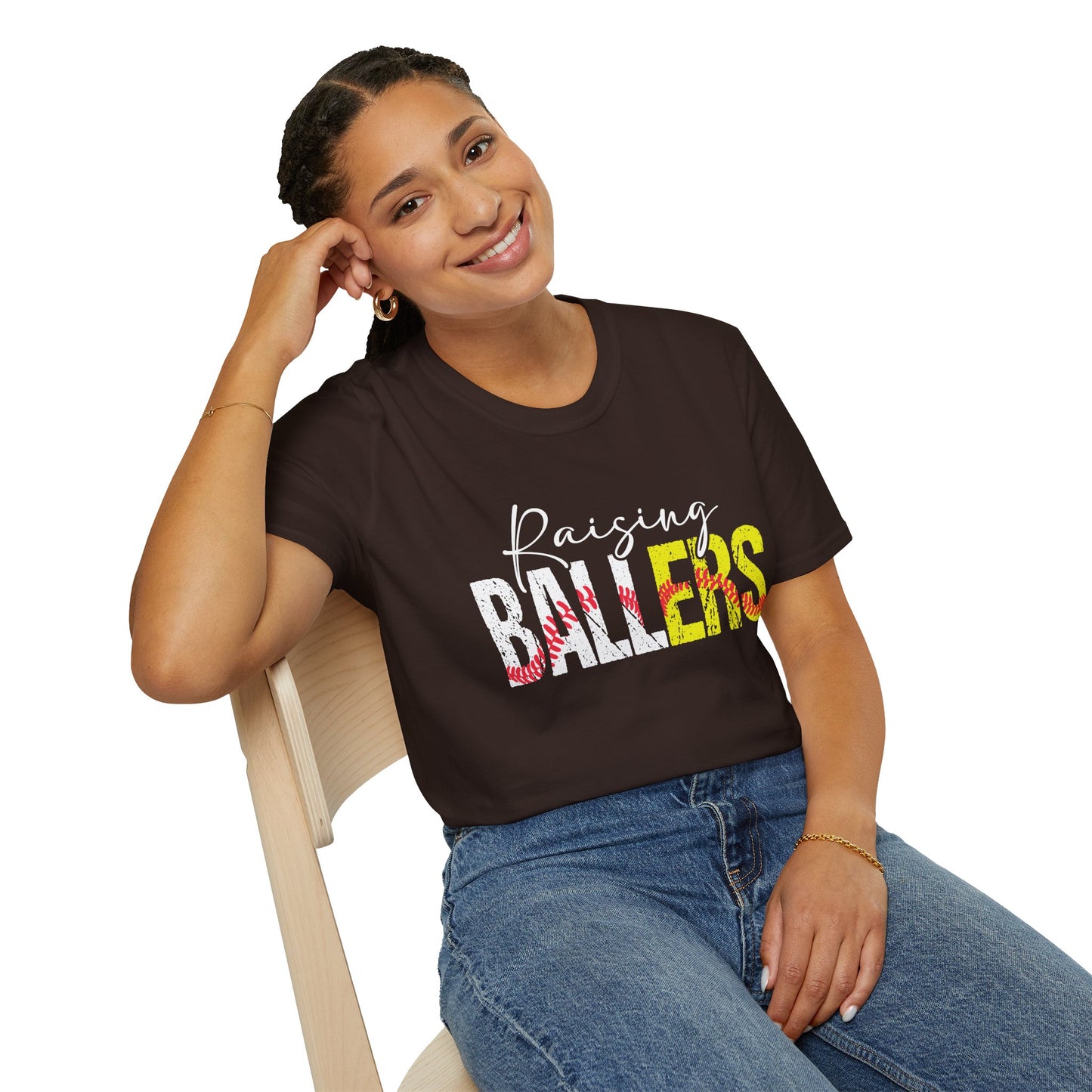 Raising Ballers T-Shirt — Basketball Mom/Dad Tee