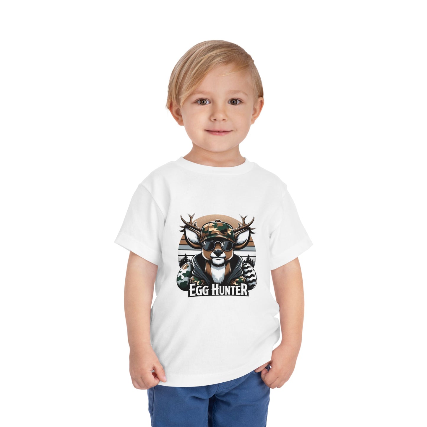 Toddler "Egg Hunter" Deer Camo Tee