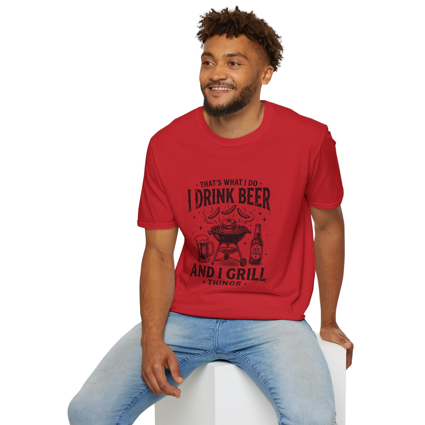 Beer & Grill T‑Shirt — "That's What I Do: I Drink Beer and I Grill Things"