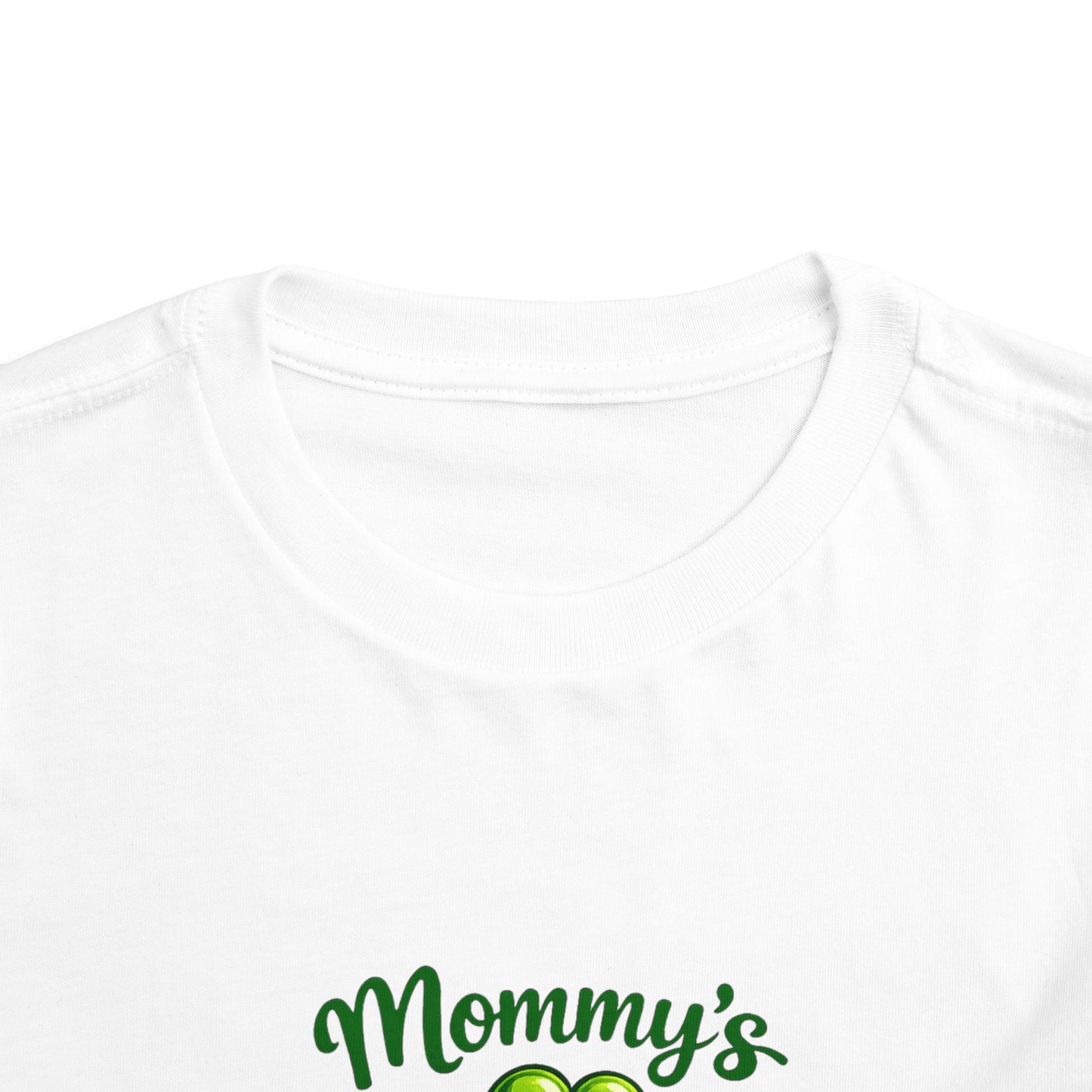 Toddler Tee - "Mommy's Lucky Charm" St. Patrick's Day Shamrock Shirt